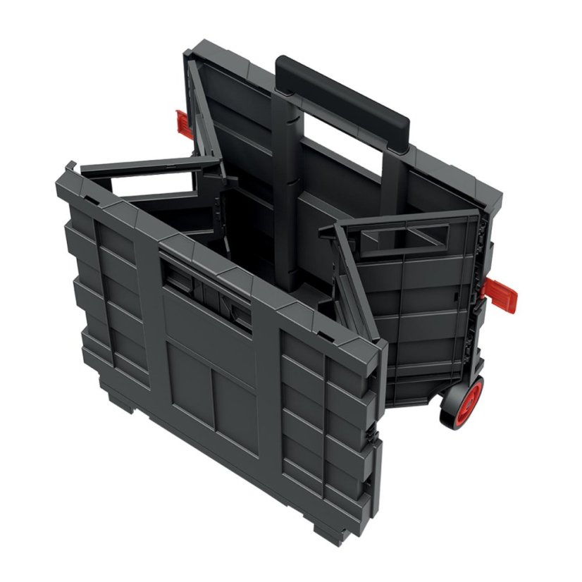 PROSPERPLAST Skládací přepravka s madlem CART T | 396x370x1008 mm