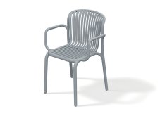 Židle s područkami BRENE 575x530x825 - barva: šedá
