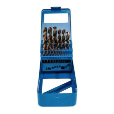XTLINE Sada vrtáku do kovu cobalt HSS-Co 5, 25 dílu | 1-13 mm, kovový box