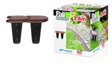 Palisada zahradní 383,4 cm - barva: hnedá