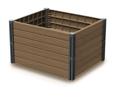 Vyvýšený záhon 2 ks BASE PLANT 75,6 cm - barva: naturo