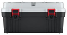 Kufr na nářadí s kov. držadlem OPTIMA 540x278x269 mm - barva: chladná šedá