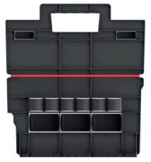 Prenosný organizér/prihrádka na náradí MODULAR SOLUTION 304x85x333mm - barva: černá