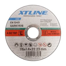 XTLINE Kotouč řezný na ocel | 115x2,5x22,2 mm