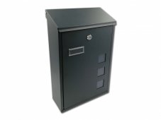 OLAF - ANTRACIT pošt. schránka 270x400x120 otvor vhozu 25x230
