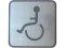 Piktogram "Invalida" Nerez