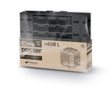 Kompostér COMPOGREEN VARIO 650 l - barva: černá