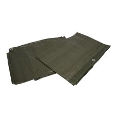XTLINE Zakrývací plachta PE s oky zelená 70g/m2 | 6x10 m
