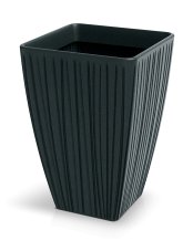 Květináč FERO SQUARE HIGH 40 cm - barva: tmavě šedá