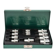 HONITON Sada hlavic TRX 1/4”- 3/8"-1/2” 12 dílu