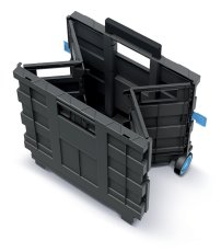Skládací přepravka s madlem CART T 39,6x37x100,8 cm - barva: modrá