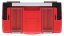 Plastový kufr na nářadí APTOP PLUS 458x257x245 mm - barva: červená