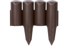 Palisáda zahradní 250 cm - barva: hnedá