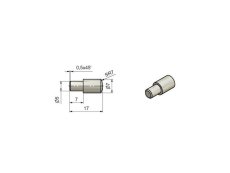 Čípková podpěra 7/5 Zn žlutý 8166051A
