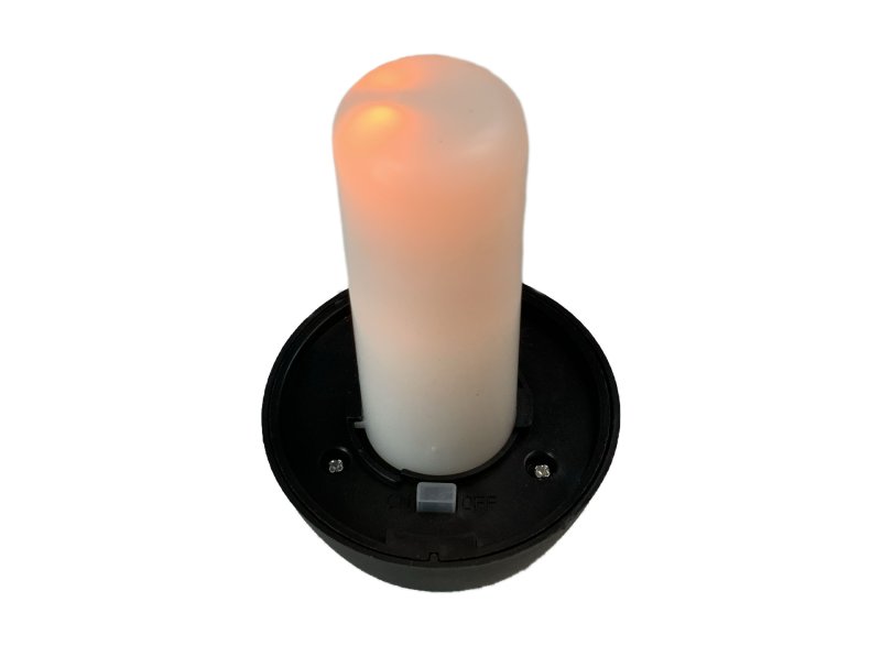 Solární lampa pochodeň, teplá bílá IP65