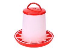 Krmítko pro krepelky a drubež červené 6kg