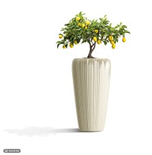 Květináč OROBO 39,5 cm - barva: světle šedá