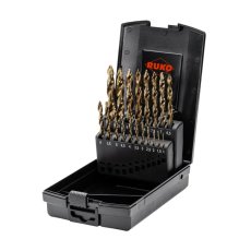 RUKO Sada vrtáku do kovu s britem FLOWSTEP HSSE-Co5 | 1-10 mm, 19 dílu