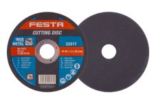 Kotouč řezný FESTA na nerez, ocel 125x1.2x22.2mm plechový box 10ks