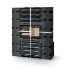 Kompostér COMPOGREEN VARIO 950 l bez balení - barva: černá