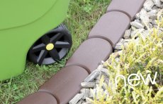 Palisada zahradní 382,7 cm - barva: šedý kámen