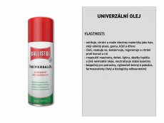 Univerzální olej 200 ml sprej, BALLISTOL 21712 (21700)