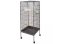 Ptačí voliéra pro ptáky a papoušky C02 - antická stříbrná 54x54x146 cm