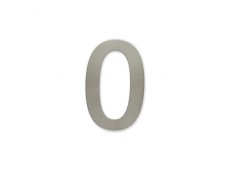 Číslice "0" 100mm samolepící NEREZ