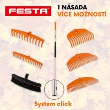 Smeták FESTA 37cm na násadu click
