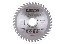 Kotouč pilový FESTA SK 115/2.8/22.2mm 40T