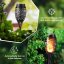 Solární lampa pochodeň, teplá bílá IP65 - 8ks