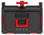 Kufr na nářadí s transp. kolečky X BLOCK PRO 546x380x510 mm - barva: černá