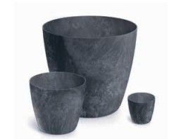 Květináč MATE BETON EFFECT 17,8 cm - barva: beton