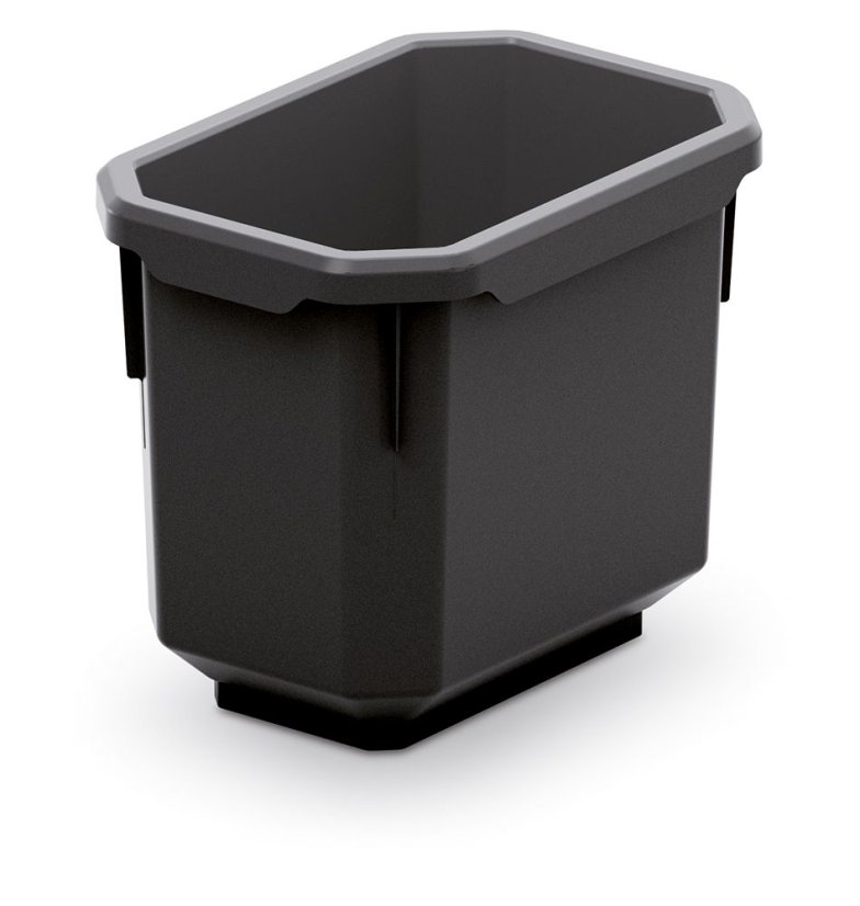 Sada 6 plastových boxů na nářadí TITAN BOX  110x75x263 mm - barva: černá/červená
