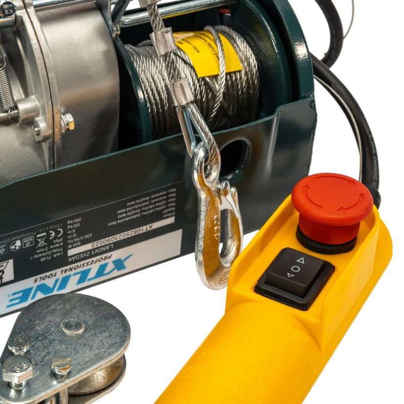 XTLINE Lanový zvedák 500 W, 250 kg