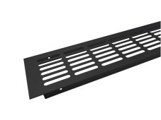 Vetrací mrížka 100/1000mm ČERNÁ MAT