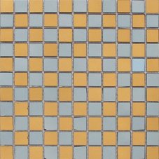 Mozaika JSM-JM020 sklenená zrcadlová šachovnice hnedá 29,7x29,7cm sklo