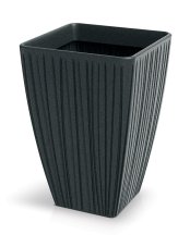 Květináč FERO SQUARE HIGH 40 cm - barva: olověná