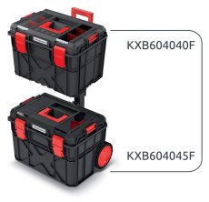 Set kufru na náradí a organizéru X BLOCK LOG 546x380x785 mm - barva: černá