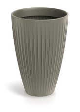 Květináč LATIA ROUND HIGH 40 cm - barva: mocca