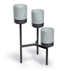 Stojan na kvetiny BLOOMIE STAND 54 cm - barva: šedá