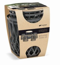 Set univerzálních košů UNIQUBO 4+1 - barva: antracit