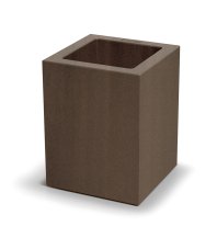 Květináč GENECA SQUARE 34 cm- barva: kortenová ocel