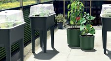 Sadbovač s polykarbonát. víkem BOTANIC 77,5 cm - barva: šedý kámen
