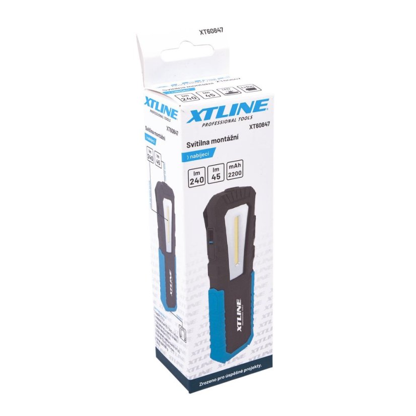 XTLINE Svítilna montážní nabíjecí | 240 lm, 2 200 mAh