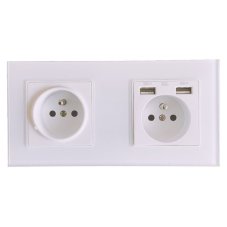 Dve zásuvky s dvema USB vstupy