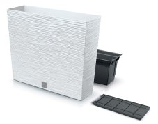 Truhlík vysoký FURU CASE T 58 cm s vkladem - barva: bílá