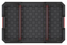 Modulární přepravní box X BLOCK PRO 536x354x300 mm - barva: černá