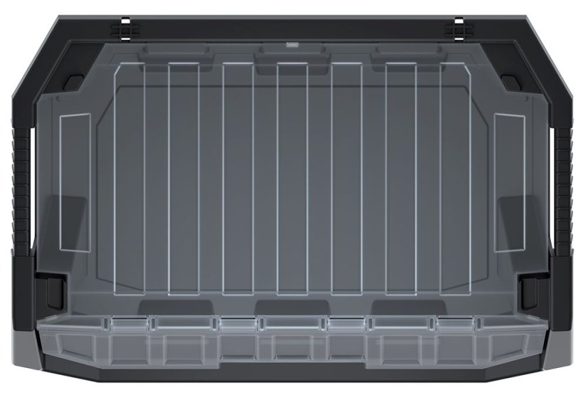 Plastový úložný box uzavíratelný TRUCK MAX PLUS 580x380x342 mm - barva: černá