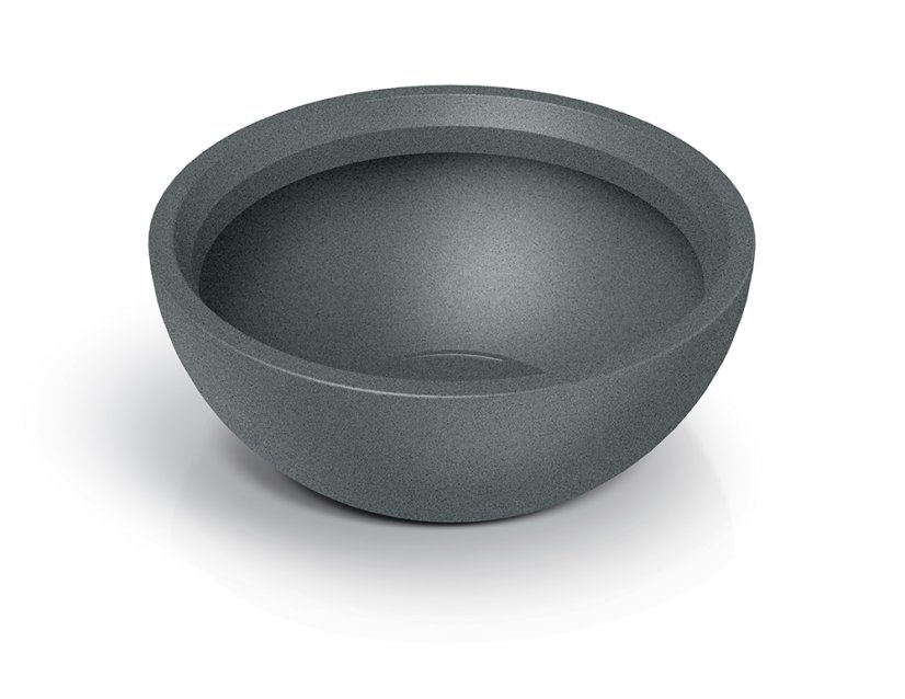 Kvetináč  MOLIO BOWL 60 cm - barva: granitová šedá